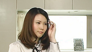 Appetising Japanese AV girl gets drilled in a doggystyle