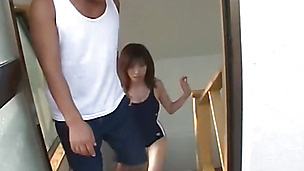 Gorgeous schoolgirl Yui Sarina gets fucked on Asian anal porn