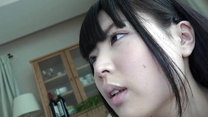 Sensual japanese beauty Nagomi is giving nice blowjob after hardcore sex