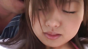 Astounding Miyu Hoshino gives head and fucks like a real pro