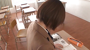 Wonderful Nanami Kawakami is moaning loud while getting fucked the way she likes it