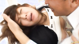 Astounding nipponese hottie is ready to blow brutal fuckmate