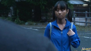 Busty asian barely legal girlie is a breathtaking that lives for fang