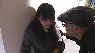 Sho Nishino taken by pervert and sucks out thick cum in her mouth